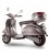 E-Scooter Classico, grau, Hinteransicht 1