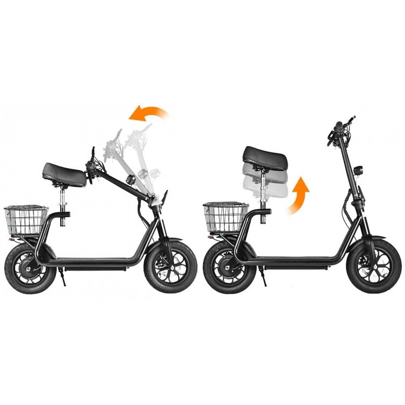 E-Scooter E-Groove, Lithium, LED-Licht, 25 km/h, 19 kg Power Seat 2.0,  Mr. Gassi 2.0