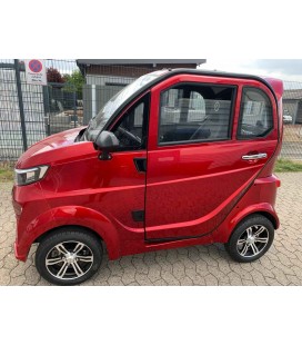 Kabinenroller 'Electron Li', 45 km/h,rot, bis zu 35 km Reichweite, Lithium-Akku(E12)