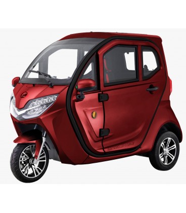 Kabinenroller Q3, 45/25 km/h,  70 km Reichweite, rot 