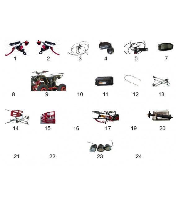 Ersatzteile Elektro Quad Volt Ranger