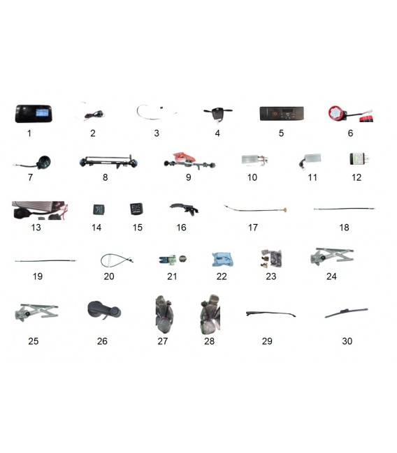 Ersatzteile Elektronik-, mechanische Teile Cao Mei
