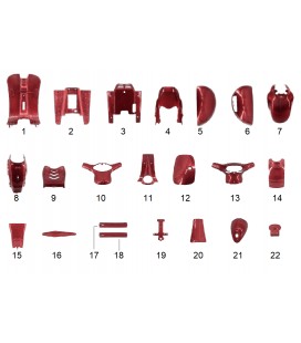 Elektroroller Ersatzteil, Classico, 1. Kunststoff