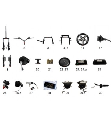 Elektroroller Ersatzteil, Falcon