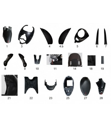 Elektroroller Ersatzteil, ONE, Kunststoff 1