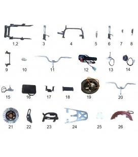 Ersatzteile Elektronik-, mechanische Teile MERLIN