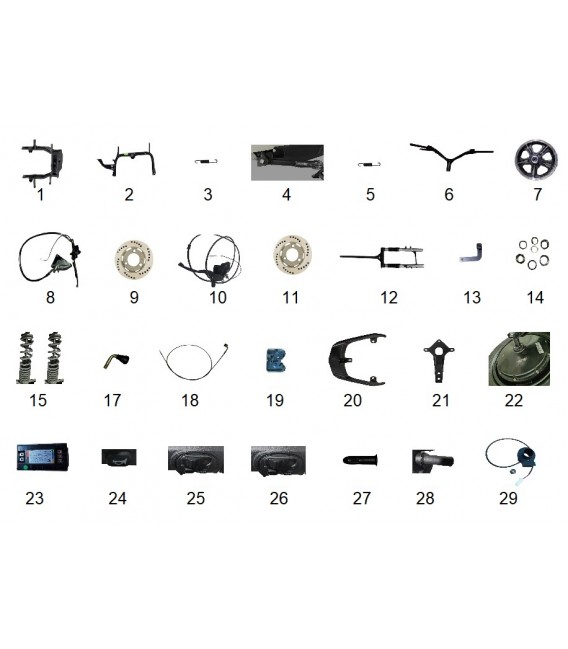 Ersatzteile Elektronik-, mechanische Teile Whale