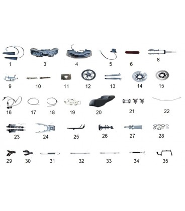 Ersatzteile Elektronik-, mechanische Teile MARS