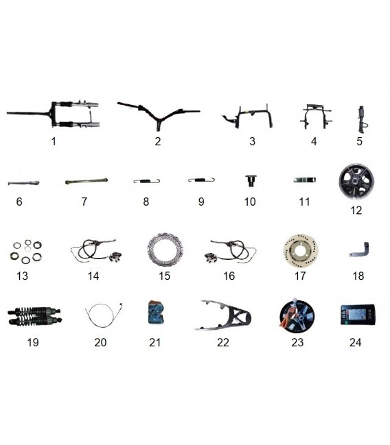 Ersatzteile Elektronik, mechanische Teile Thunder-S