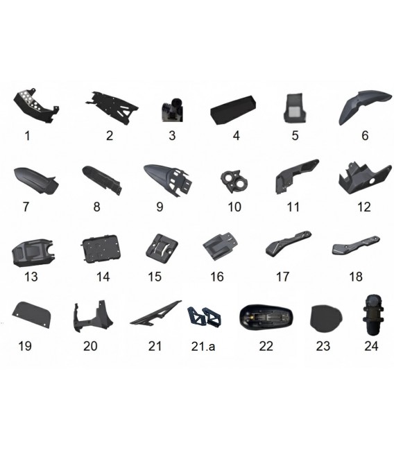 Ersatzteile Kunststoff Cross