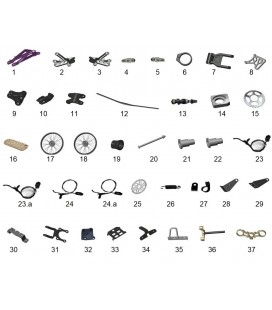 Ersatzteile Elektronik-, mechanische Teile Cross