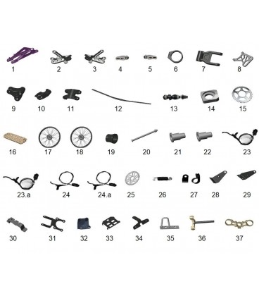 Ersatzteile Elektronik-, mechanische Teile Cross