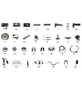 Elektroroller Ersatzteile, X9, Mechanisch 1