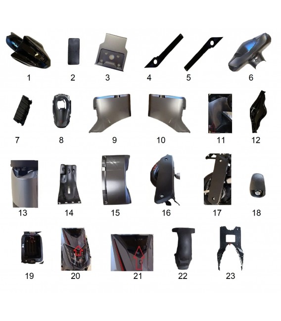 Ersatzteile Kunststoff H1