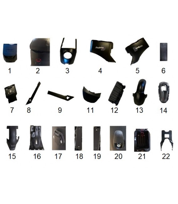 Ersatzteile Kunststoff D1, BLAKE