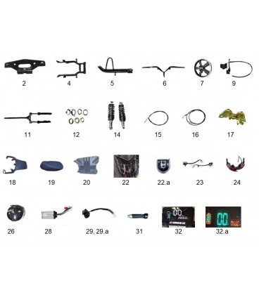 Ersatzteile mechanisch D1 BLAKE 1