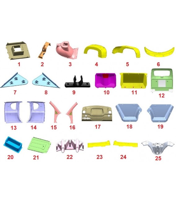 Ersatzteile Kunststoff Futura Two