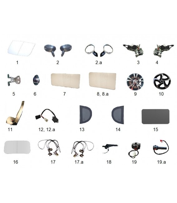 Ersatzteile Elektronik, mechanische Teile, Futura Two, Futura 3.0