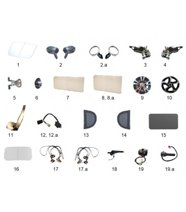 Ersatzteile Elektronik, mechanische Teile, Futura Two, Futura 3.0