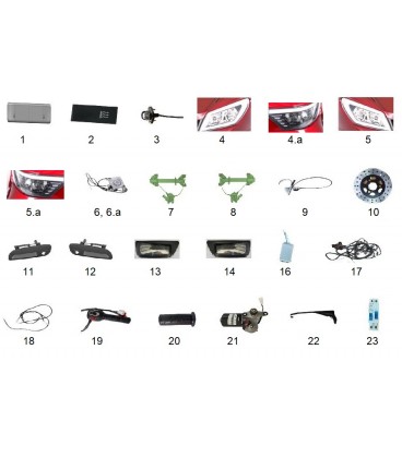 Ersatzteile Elektronik, mechanische Teile Futura Cruise