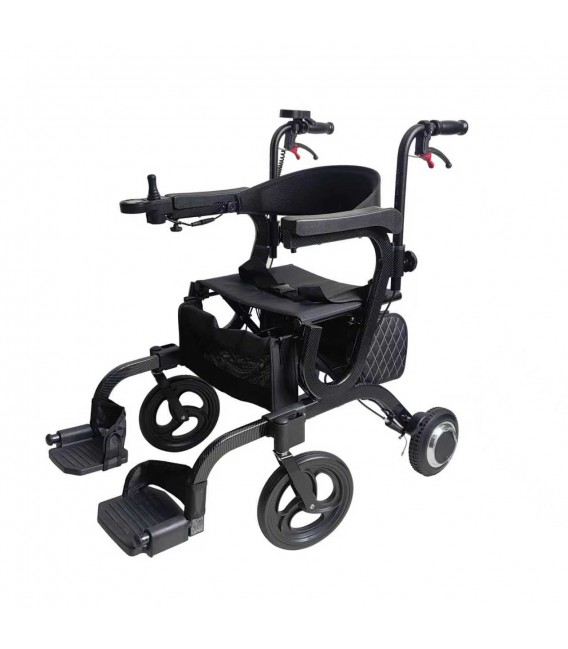 2-in-1 Hybrid E-Rollator & Elektrischer Rollstuhl "Aktiv-Begleiter Pro"