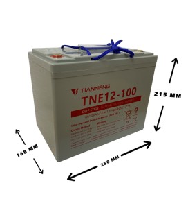 Blei-Gel-Akku für alle Kabinenroller, Batterie 'A1',12V 100Ah