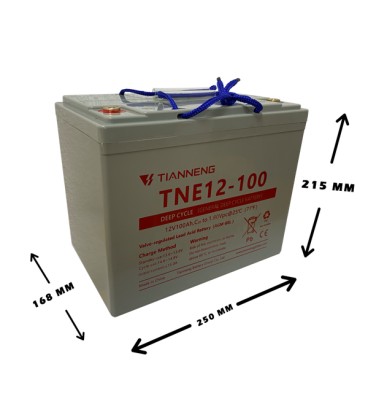 Blei-Gel-Akku für alle Kabinenroller, Batterie 'A1',12V 100Ah