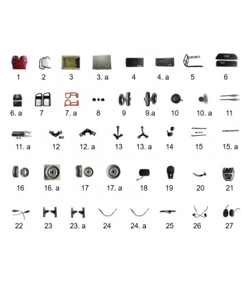Ersatzteile Elektronik, mechanische Teile Rhino, Rhino Plus