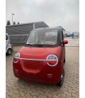 Mopedauto Dora Li, 45 km/h, bis zu 100 km Reichweite, 60V/100Ah LFP Lithium-Akku,32 km,rot.
