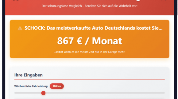 Auto vs. Kabinenroller: Wie viel Geld sparst du wirklich? Unser Kostenrechner 