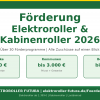 F&ouml;rderungen f&uuml;r Elektroroller & Kabinenroller 2026