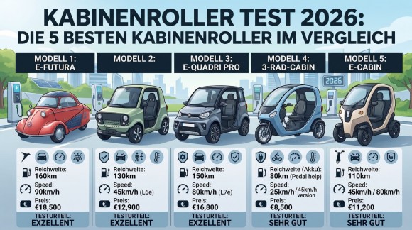 Kabinenroller Test 2026: Die 5 besten Modelle im Vergleich